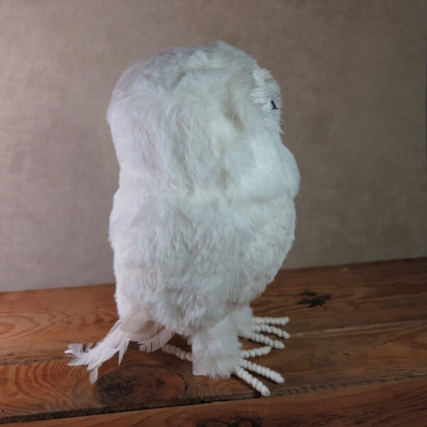 large snowy owl home decor winter side
