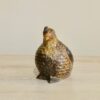 Vintage Ceramic Quail Front View